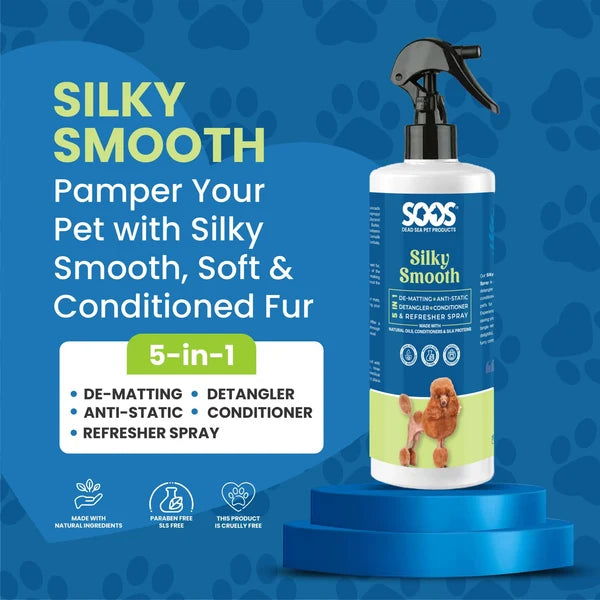 Soos 🍁Leave In Silky Smooth - De-matting Anti Static Leave-in Conditioning Spray 500ml