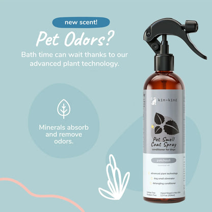 Kin + Kind Pet Smell Coat Spray - Patchouli 12oz