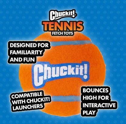 Chuckit! Launcher Compatible Tennis Balls 2Pk
