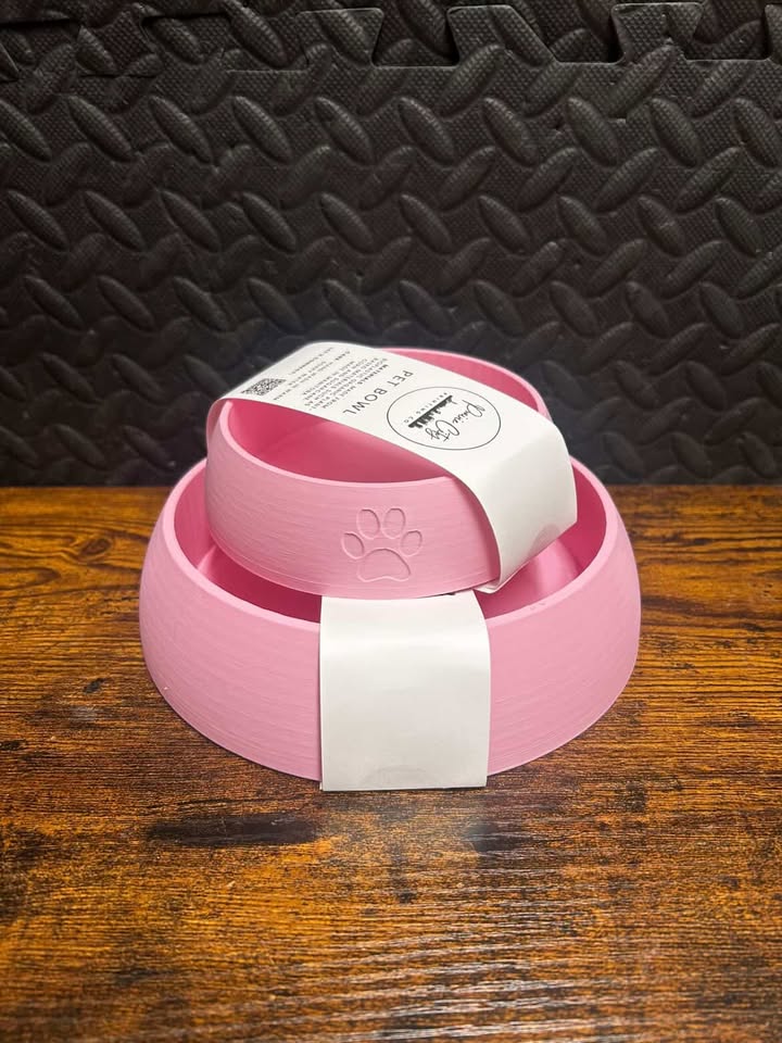 Prairie City 🍁 Pink Pet Bowl