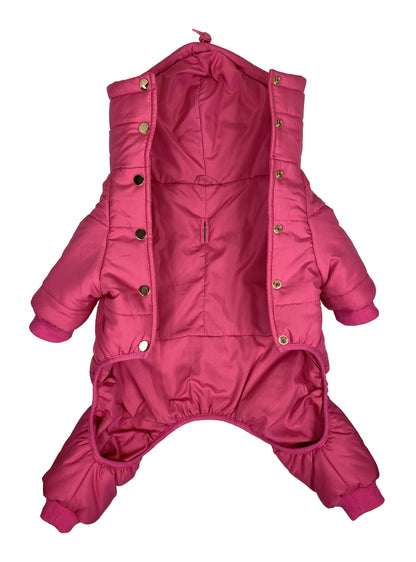 Pretty Paw 🍁Expedition Snowsuit Magenta Rose