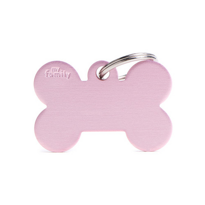 My Family Basic Bone Pink - Engravable ID Tag