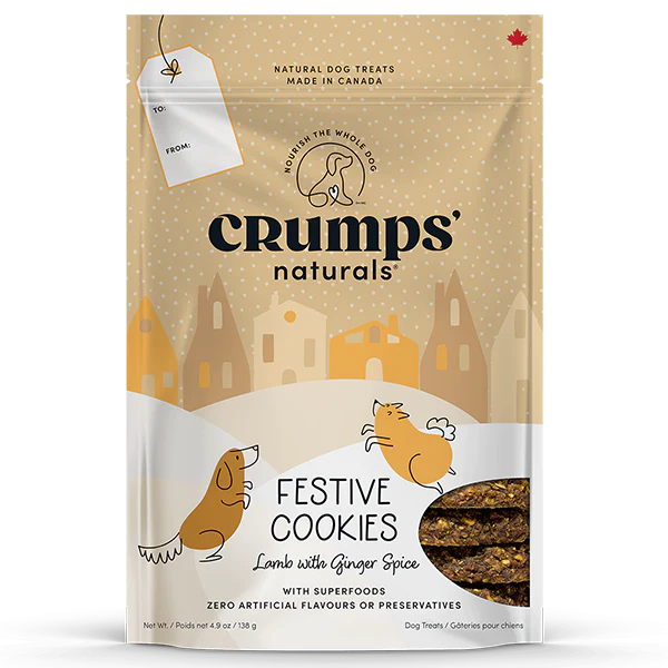 Crumps 🍁Festive Cookies Lamb & Ginger Recipe 270g
