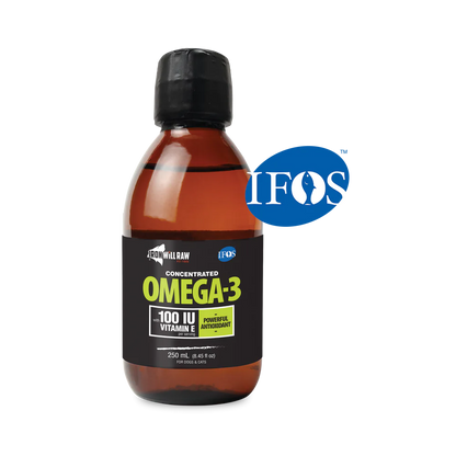 Iron Will Raw🍁Concentrated Omega-3 with Vitamin E 250ml