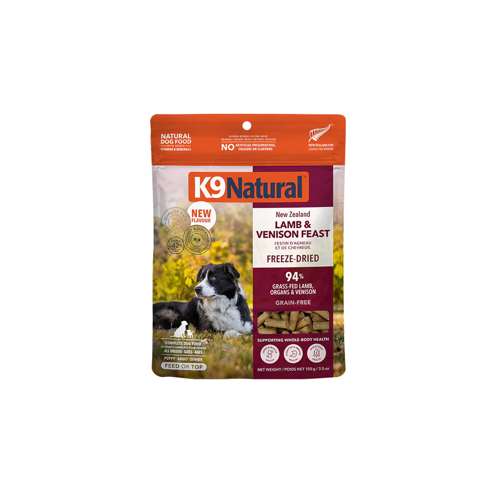 K9 Natural™ New Zealand Lamb & Venison Feast Freeze Dried Dog Food