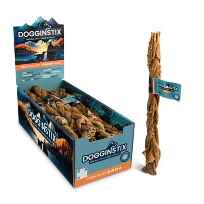 Doggin Stix Braided Beef Tripe 12"