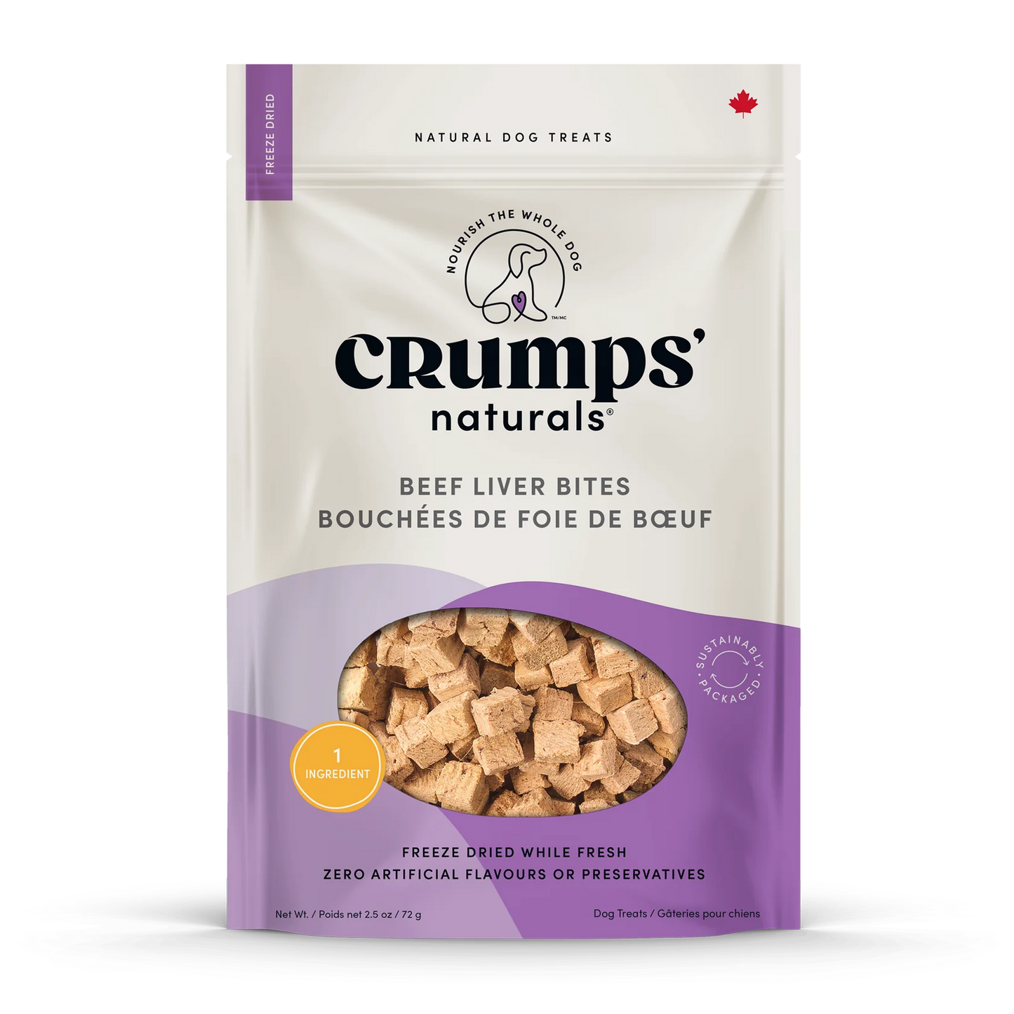 Crumps Naturals 🍁Beef Liver Bites 72g