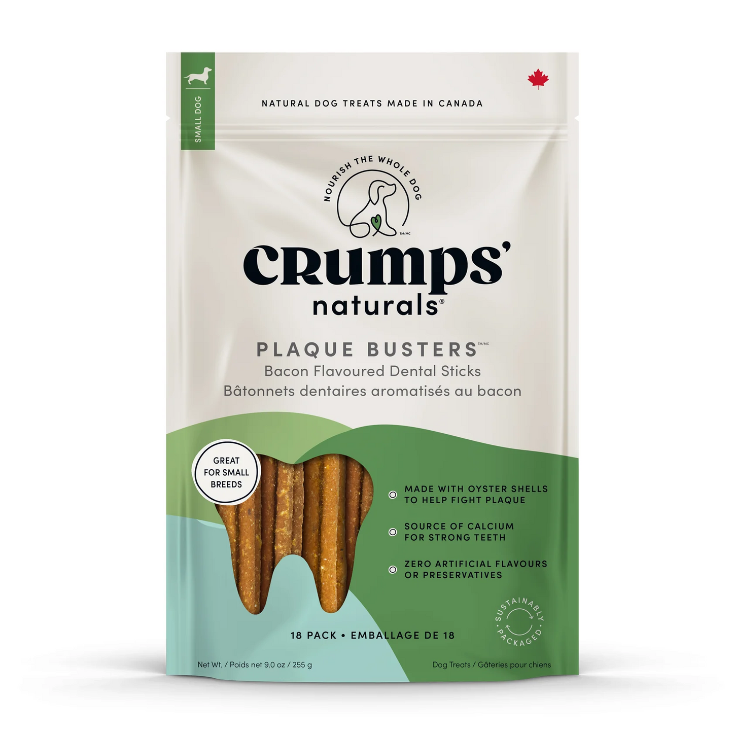 Crumps Naturals Plaque Busters with Bacon 10pc