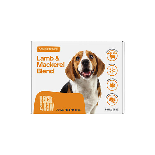 Back2Raw™ 🍁Complete Lamb & Mackerel Blend Frozen Dog Food