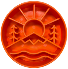 SodaPup Orange Great Outdoors Slow Feeder E-Bowl