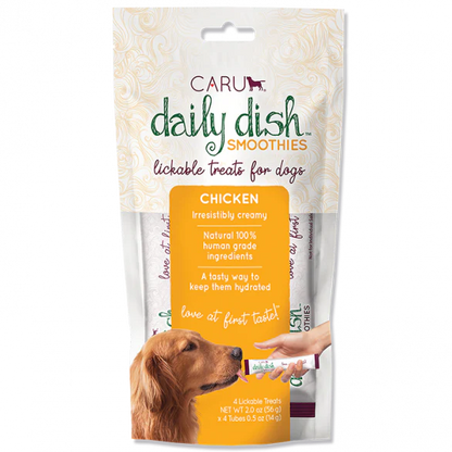 Caru Chicken Lickable Treats for Dogs 4 x 14g