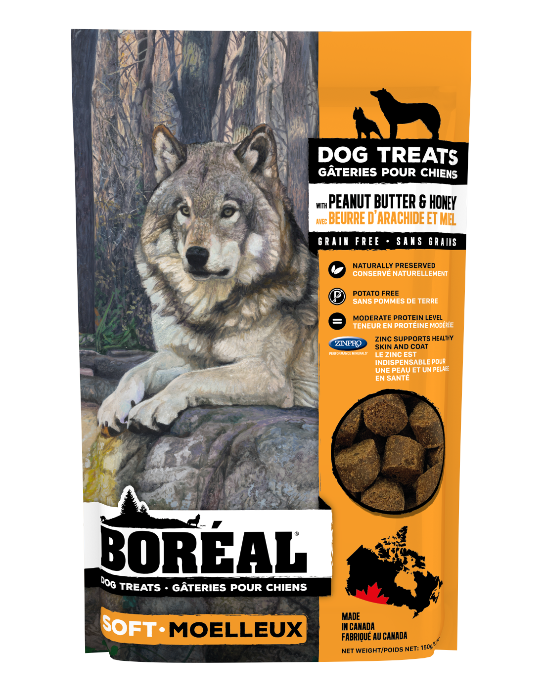Boreal 🍁Peanut Butter and Honey Soft Dog Treats 150g
