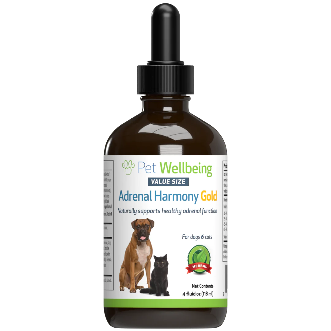 Pet Wellbeing Adrenal Harmony Gold for Cushing's