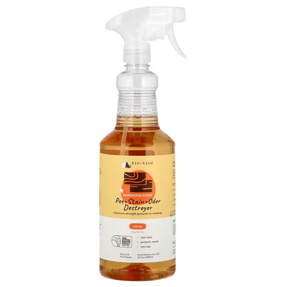 Kin + Kind Pee Destroyer Citrus (Hardwood+Floor) 32oz
