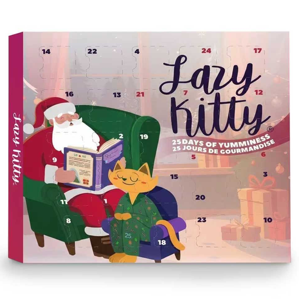 Great Jacks 🍁 Lazy Kitty 25 Day Advent Calendar for Cats 2026
