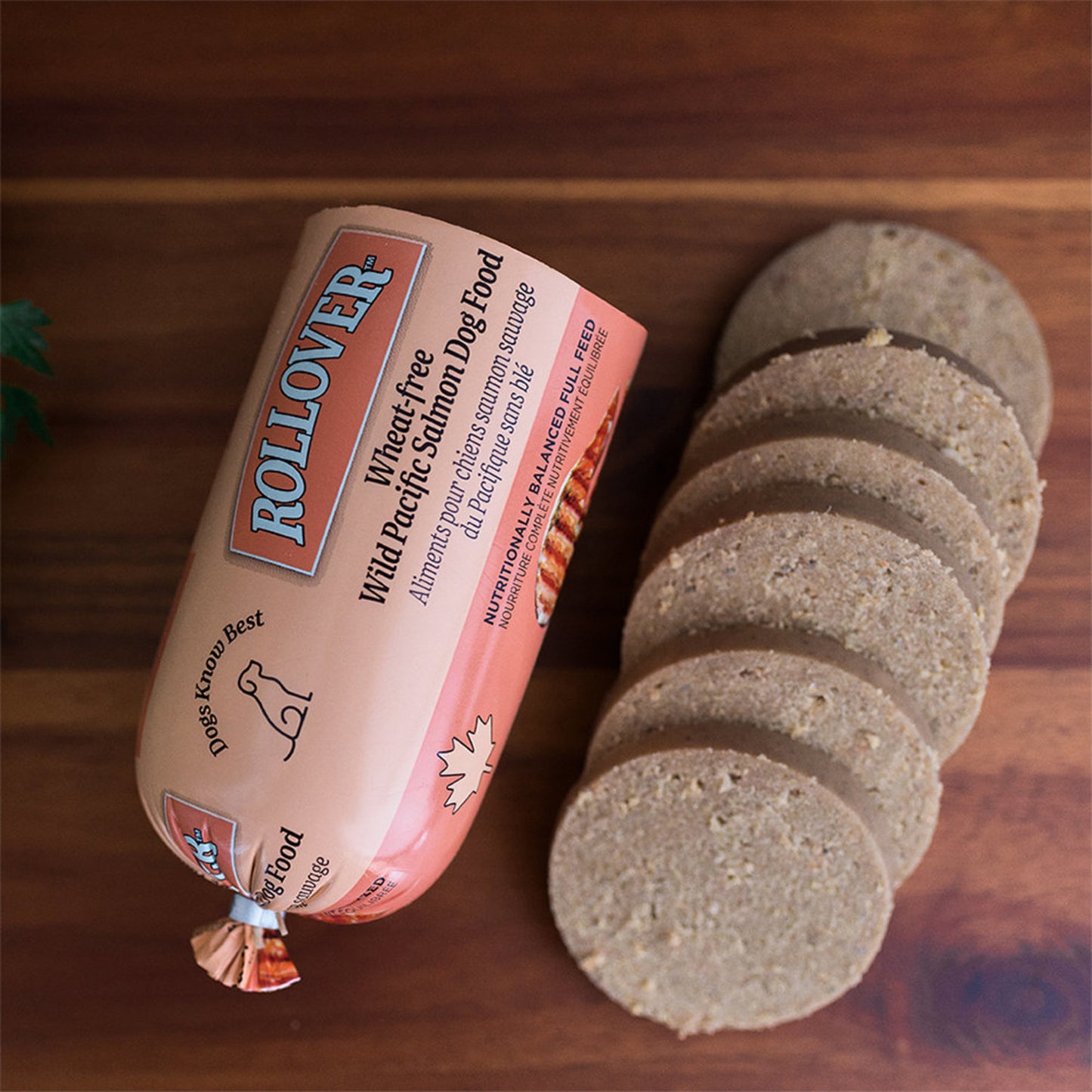 Rollover🍁 Wheat-Free Wild Salmon Roll Dog Food 800g