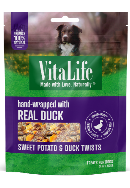 VitaLife Jerky Sweet Potato & Duck Twists 200g