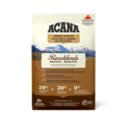 Acana Highest Protein Ranchlands Dog