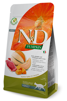 Farmina N&D Adult Prime Duck, Cantaloupe & Pumpkin for Cats 1.5KG