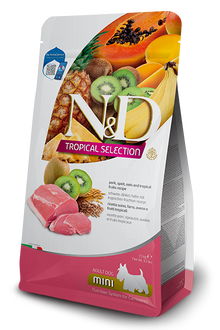Farmina N&D Tropical Selection Adult Mini Pork, Spelt, Oats & Fruits for Dogs