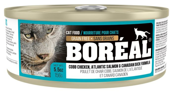 Boreal🍁 Cobb Chicken, Atlantic Salmon & Canadian Duck Cat Recipe Single 5.5oz