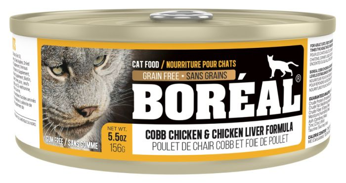 Boreal 🍁Cobb Chicken And Chicken Liver Grain Free Cat Recipe Single 5.5oz