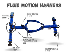 JettaJacks 🍁Nautical Blue Fluid Motion Harness
