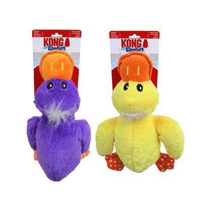 KONG Comfort Jumbo XL Ducks in Yellow or Purple