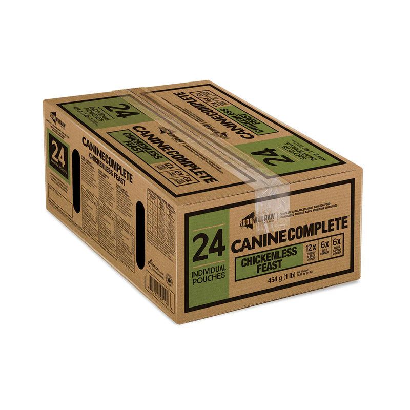 Iron Will Raw 🍁Canine Complete Chickenless Feast 24lb