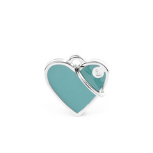 My Family Small Light Blue Basic Handmade Heart