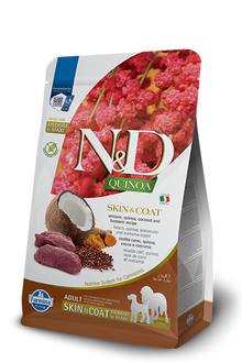 N&D Farmina Adult Med/Maxi Skin & Coat Venison & Quinoa for Dogs