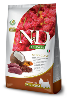 N&D Farmina Adult Mini Skin & Coat Venison & Quinoa for Dogs  2.5kg