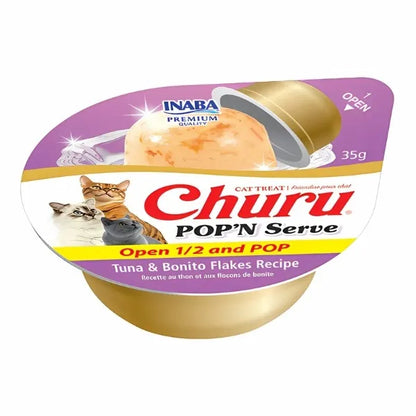 Inaba Churu Tuna Pop'N Serve Cat Treat - 2 pack