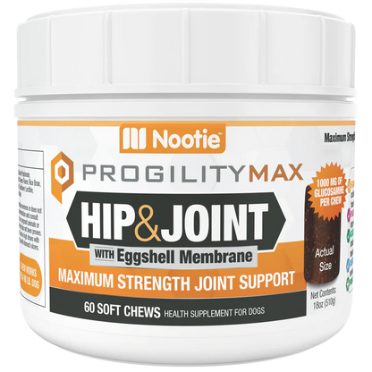 Progility Max Hip & Joint with Eggshell Membrane Chews 60pc