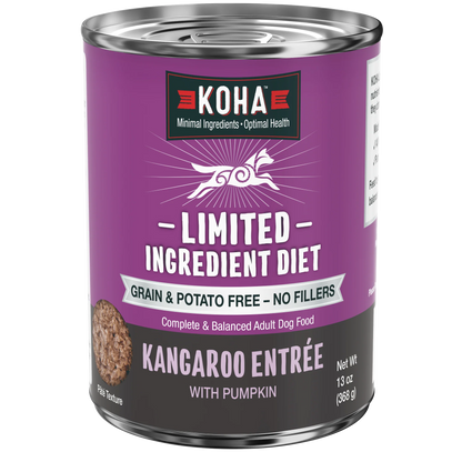 KOHA Limited Ingredient Diet Kangaroo Entrée for Dogs 13oz