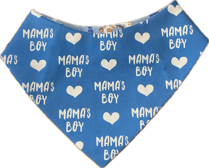 Colly's Creations Mama's Boy Reversible Dog Bandanna