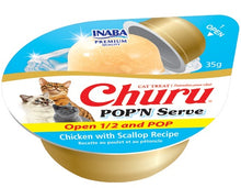Inaba Churu Chicken with Scallop POP n Serve 2 Pack - 70g