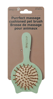 Dexypaws Purrfect Massage Cushioned Cat Brush