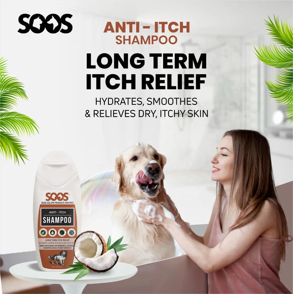 Soos🍁Anti Itch Shampoo for Dogs & Cats 500ml