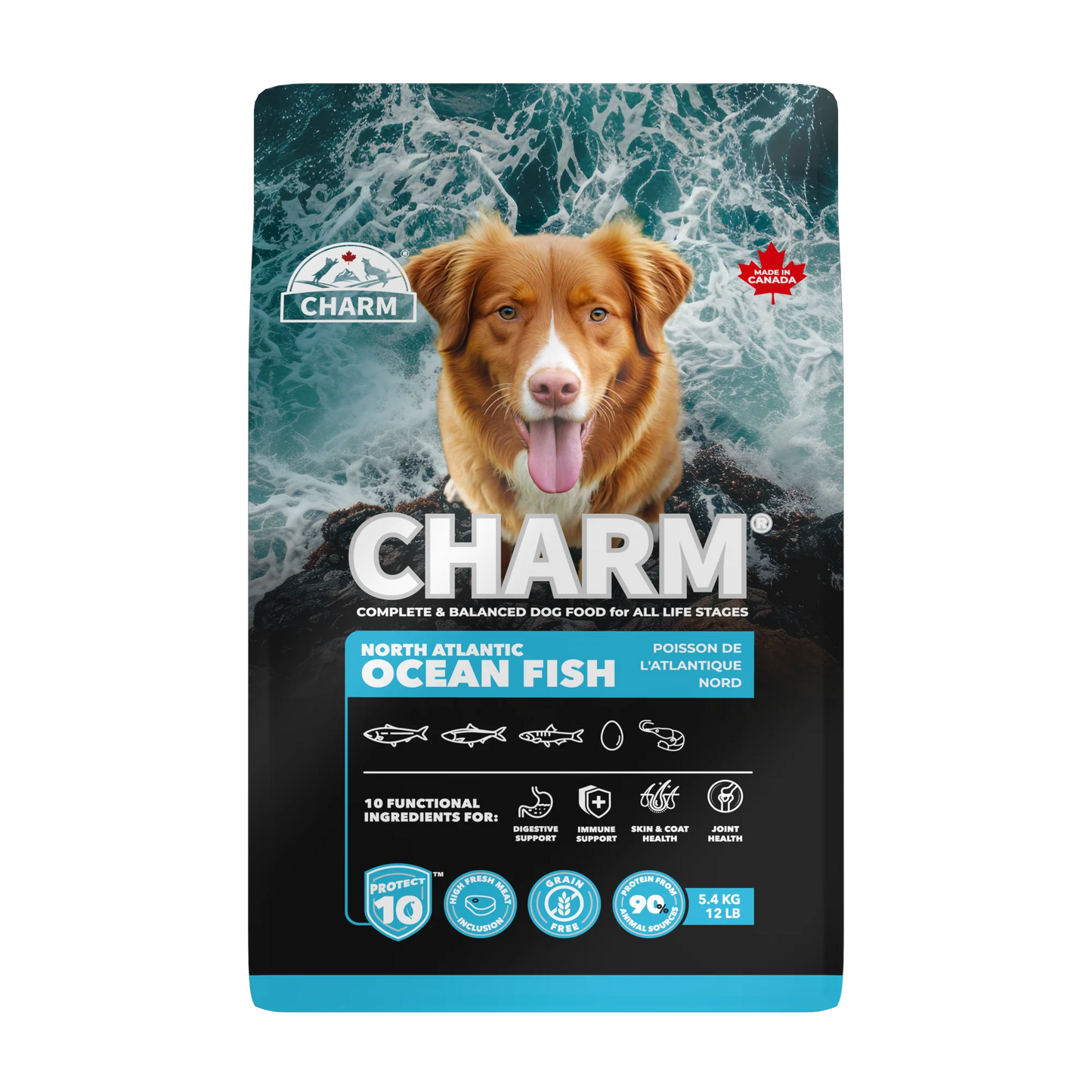 CHARM🍁 North Atlantic Ocean Fish for Dogs & Puppies