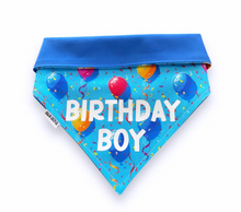 Collar Crazy Co🍁 Blue Happy Birthday Dog Bandanna