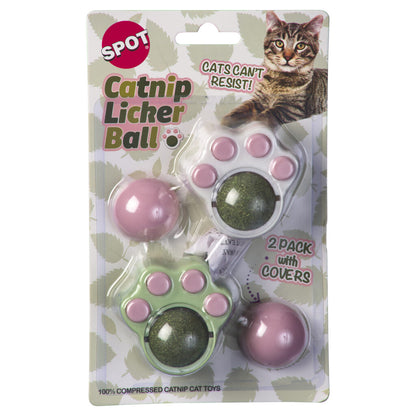 Spot® Catnip Licky Ball Cat Toy (2 Pack)