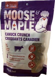Moose & Maple 🍁Canuck Crunch Beef Crisps Dog Treats 150g
