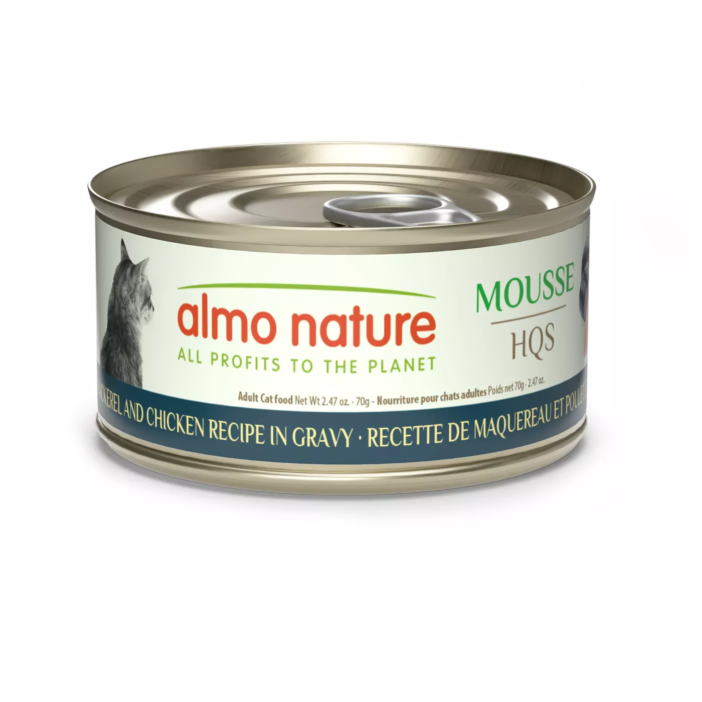Almo Nature Mousse Mackerel and Chicken for Cats 2.47oz