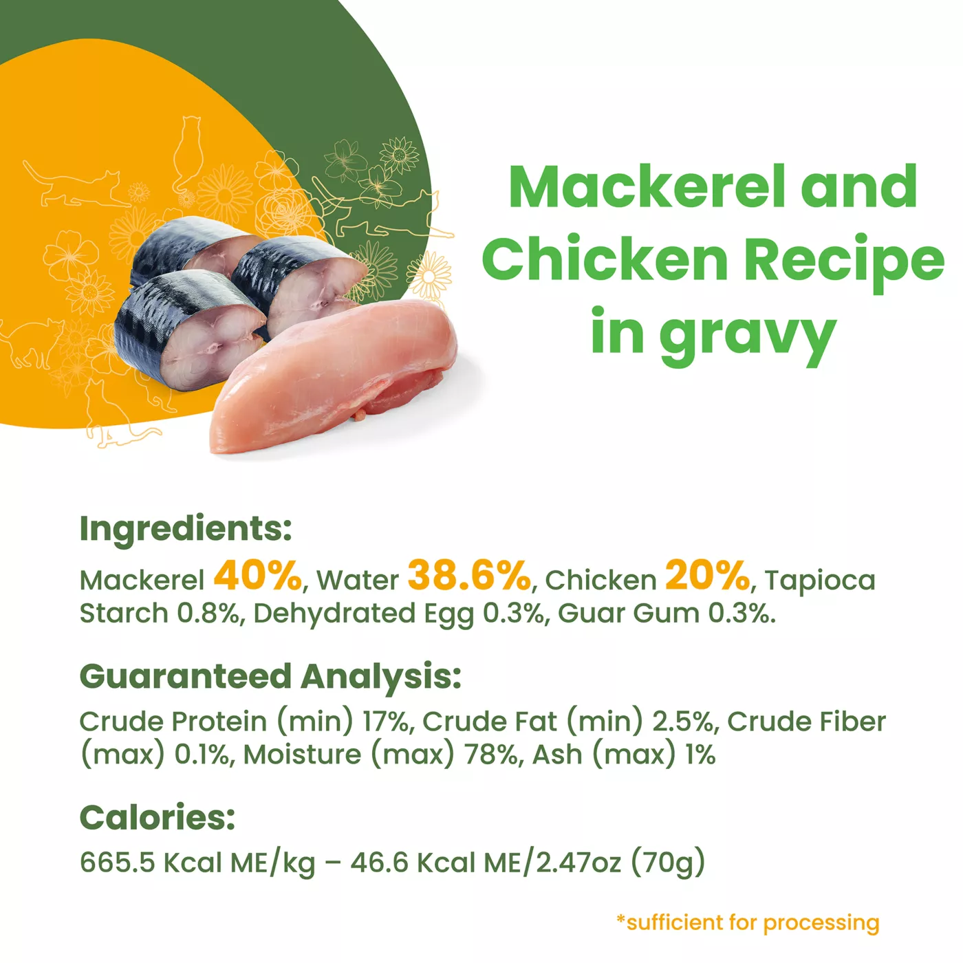 Almo Nature Mousse Mackerel and Chicken for Cats 2.47oz