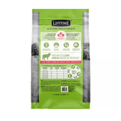 Lifetime 🍁All Life Stages Lamb and Oatmeal Dry Dog Food
