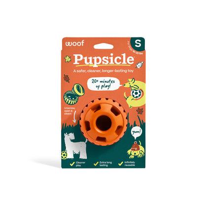 Woof Autumn Pumpkin Pupsicle Enrichment Toy