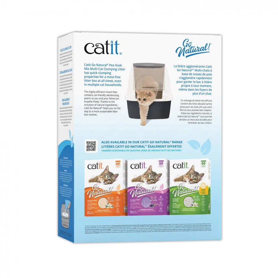Catit 🍁MultiCat Pea Husk Litter Vanilla 6.4Kg