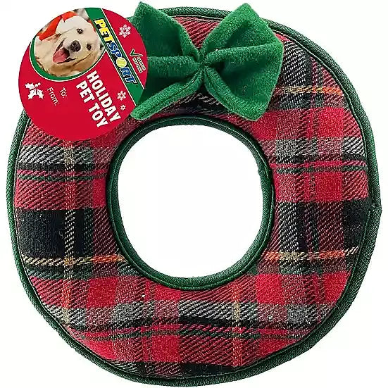 Holiday Plaid Wreath by PetSport