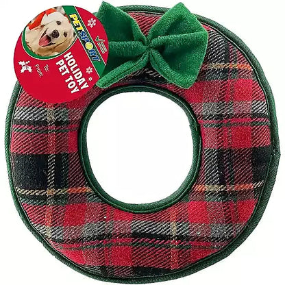 Holiday Plaid Wreath by PetSport
